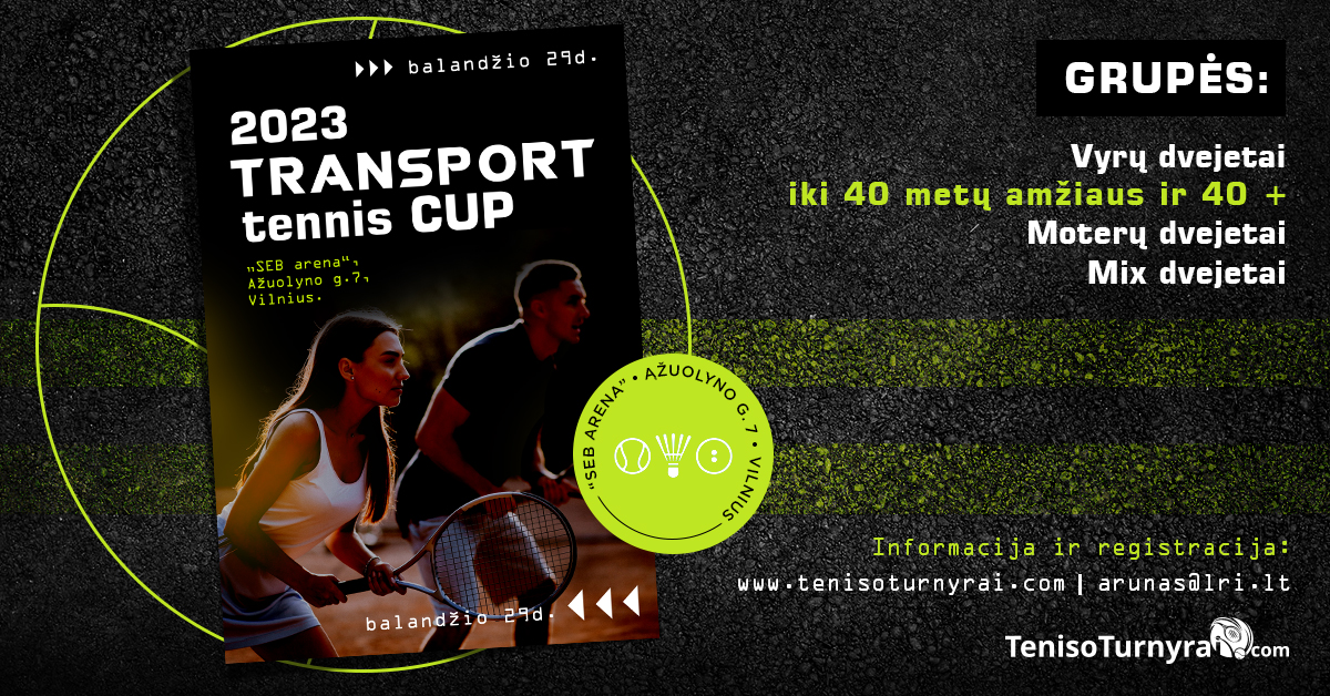 Transport tennis cup