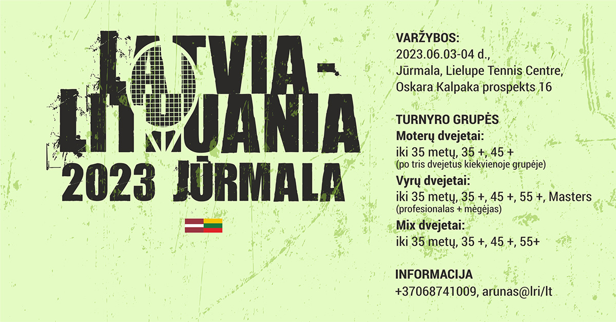 Latvia Lithuania tennis tournament, Jurmala