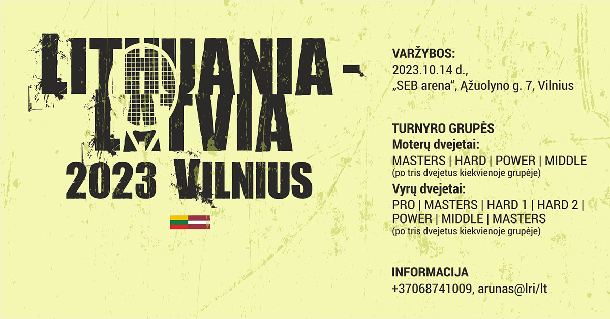 Teniso turnyras: Lithuania Latvia